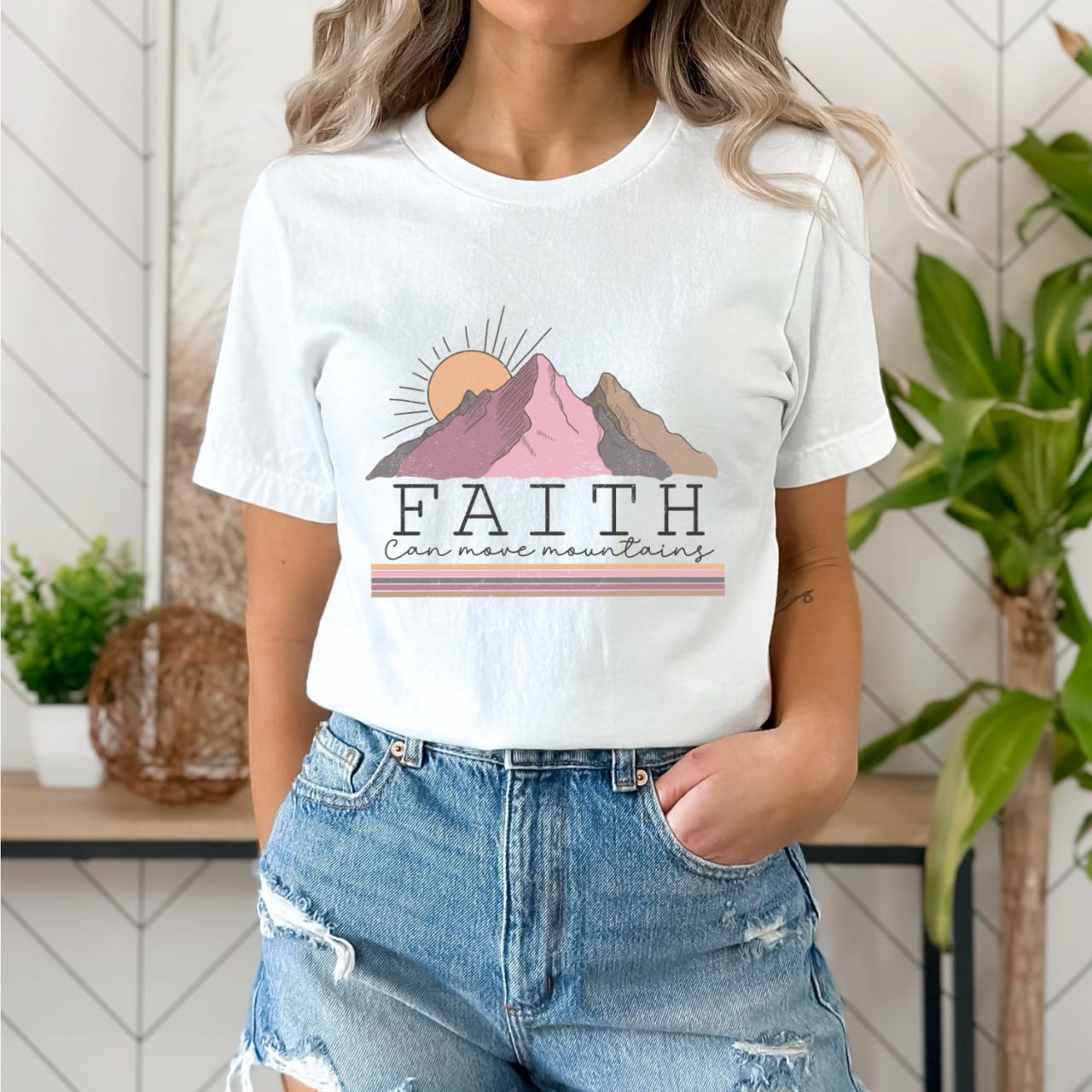 Faith Can Move Mountains - DTF Full Transfer