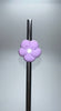 Purple Flower - Straw Topper