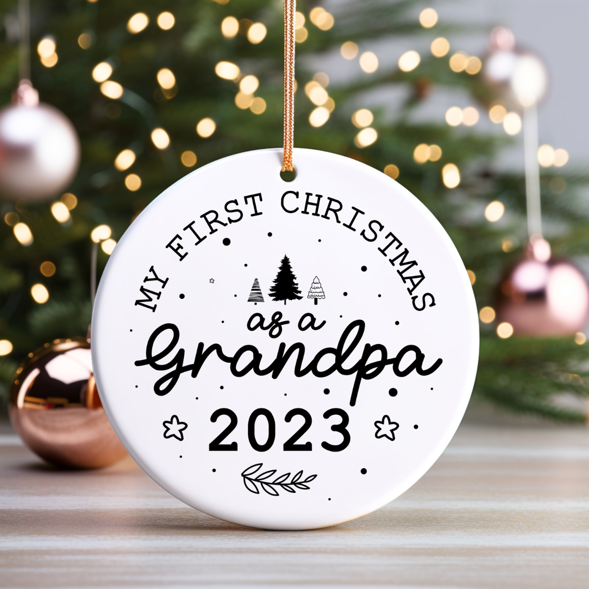 Grandpa Christmas - UV DTF Decals